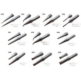 10 Pieces PES51/50,WES51/50,LR21,WESD51/50 Soldering Tips Replace for ETS/L/KN/T/U/R/A/B/C/D, Solder Iron Tip, China Made, Not Weller Brand
