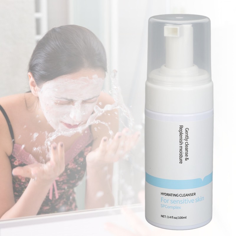 Hydrating Cleansing Mousse Blocking Melanin Brightening Moisturizing Facial Cleansing Mousse