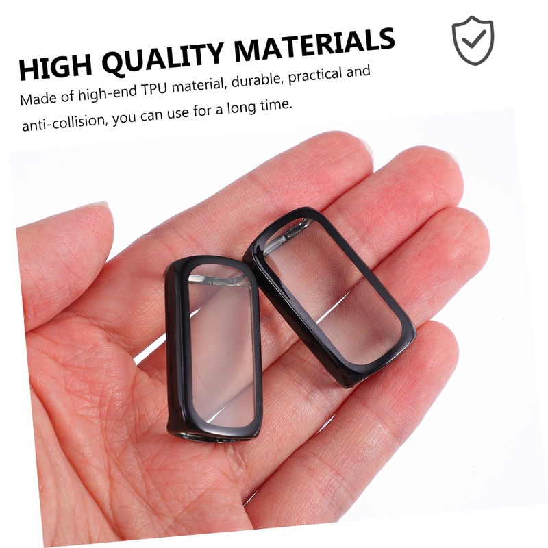OHPHCALL 2pcs Flexible Tpu Watch Case and Screen Protector for