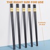 GLAMFIELDS 5 Pairs Premium Chopsticks Reusable Dishwasher Safe 9.5 Inch
