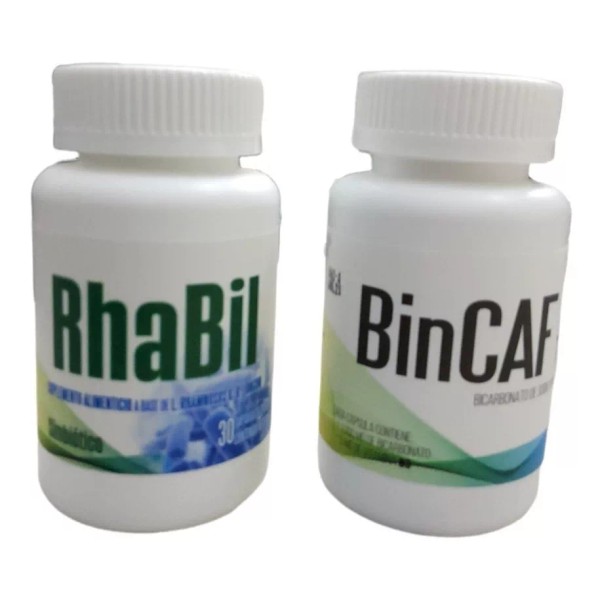 Desacaf biotec Kit Suplemento 2 Rhabil 350mg 30caps + 1 Bincaf 1000 Desacaf