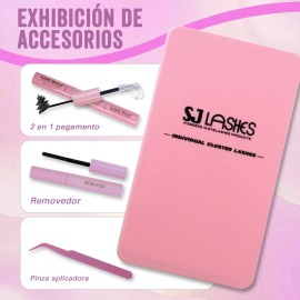 Kit De Pegamento Para Pestañas Individuales Cat Eye 30d 100d