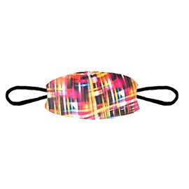 Adult Family Stretchy Washable 2 Ply Comfy Ear Loop Multi Purpose Face Mouth Cover (One Size (Adult), Optic Plaid)