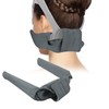 Silk CPAP Neck Pad for CPAP Headgear, Gray CPAP Strap