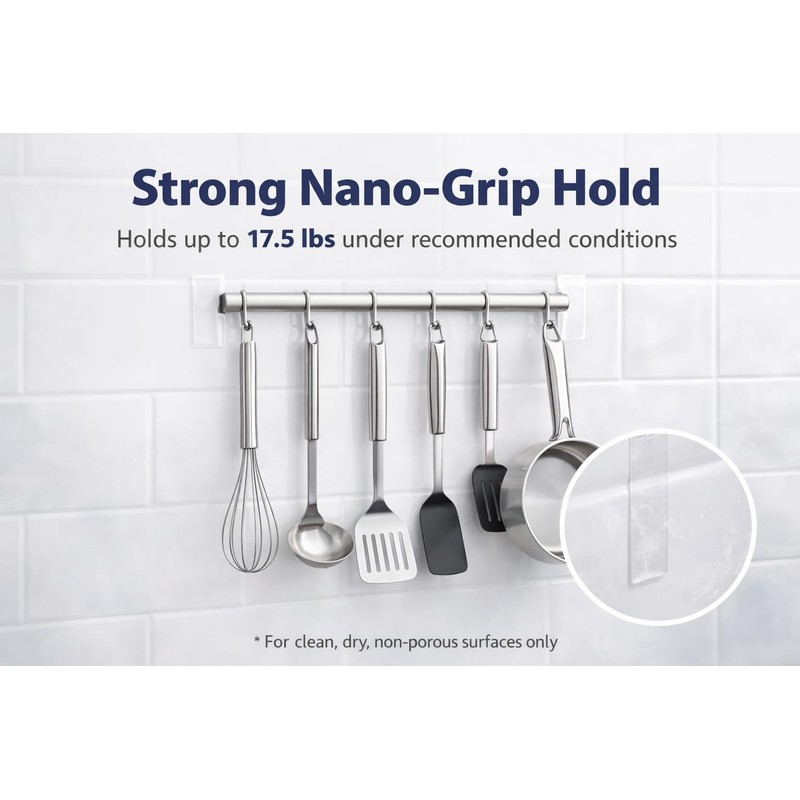 ALIEN TAPE 5-Pack Double Sided Nano-Grip Reusable Mounting Tape 50FT