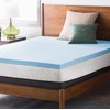 Lucid 2 Inch Mattress Topper King - Gel Infused Memory