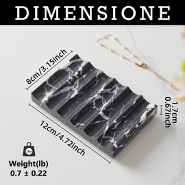 Real Luxurious Natural Marble Soap Dish for Shower,soap Dish for Bathroom