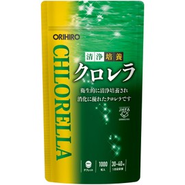 Orihiro Purifying Culture Chlorella, 1000 Tablets