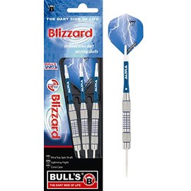 Bulls Blizzard Steel Dart – Silver, 22g