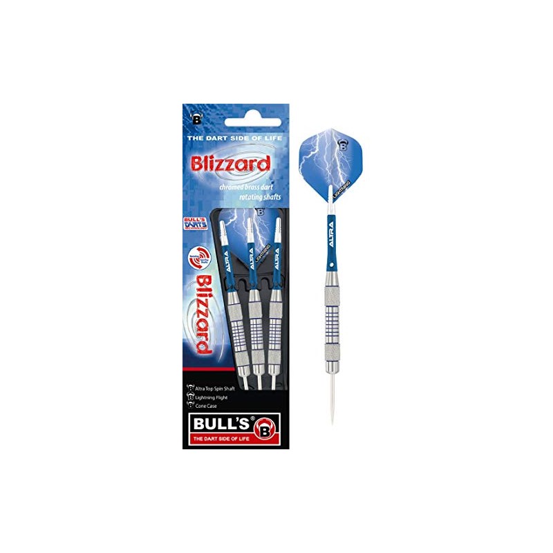 Bulls Blizzard Steel Dart – Silver, 22g