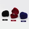 FuninCrea Velvet Ring Box Ring Box Single Ring Holder Ring