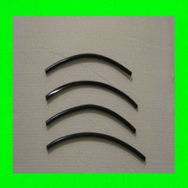 312 Motoring fits 1997-2002 Dodge RAM 1500 2500 3500 Black Door Edge Trim MOLDING Protectors 4 Qty of 8" 1998 1999 2000 2001 97 98 99 00 01 02