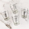 BTGLLAS Set of 4 Shot Glasses - Heavy Glass, Perfect