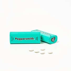 Peppersmith - British Peppermint Mints - 100% Plant Based Xylitol - Breath Freshener - Sugar Free Mints - Benefits Oral Health - Peppermint Tin Packs - 4 x 40 Mint Pack