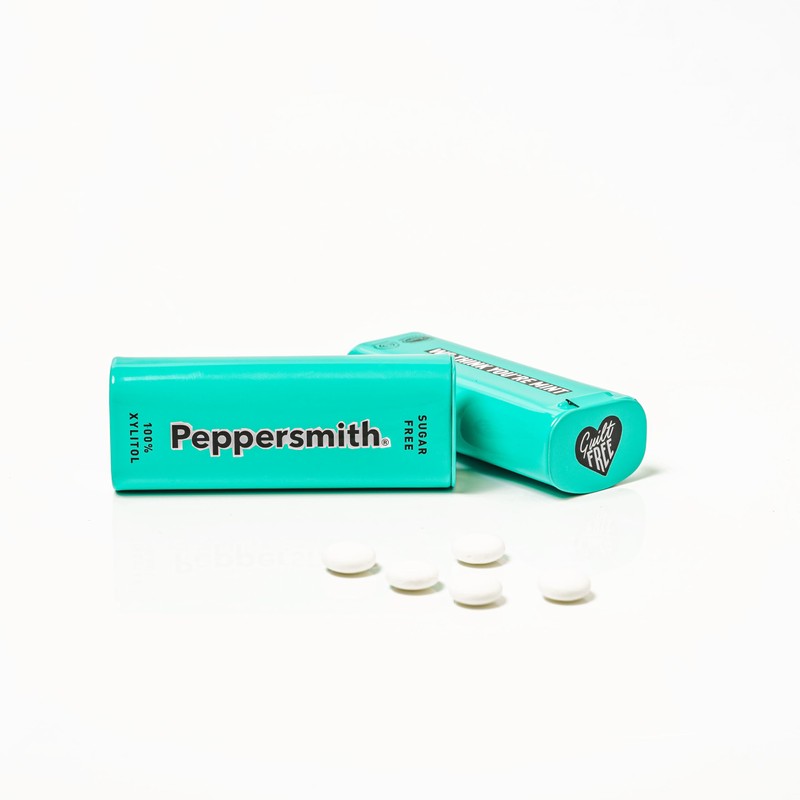 Peppersmith - British Peppermint Mints - 100% Plant Based Xylitol