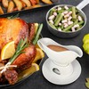 KOVOT 12 Ounce Gravy Boat, Warming Stand & Tray |