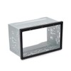Universal Double DIN Installation Slot Metal Car Stereo Radio Mounting