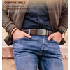 KEMISANT Ratchet Belt with Automatic Buckle, Leather Belt for Men