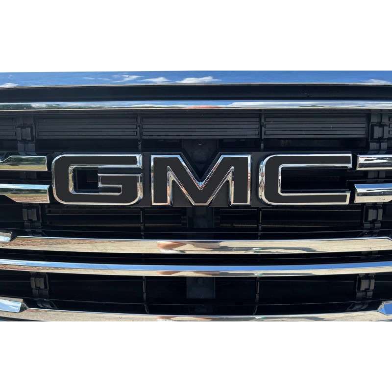EmblemsPlus GMC Acadia Blackout Grille Gate GMC Emblem Overlay Decals