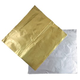 Premium Quality 9" x 10.75" Gold Interfolded Aluminum Foil Pop-Up Precut Sheets - Ideal for Storing, Grilling, Cooking Food - Aluminum Foil Wraps (6 Boxes of 200)