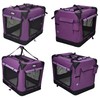 EliteField 4-Door Folding Soft Dog Crate with Curtains, Carrying Bag