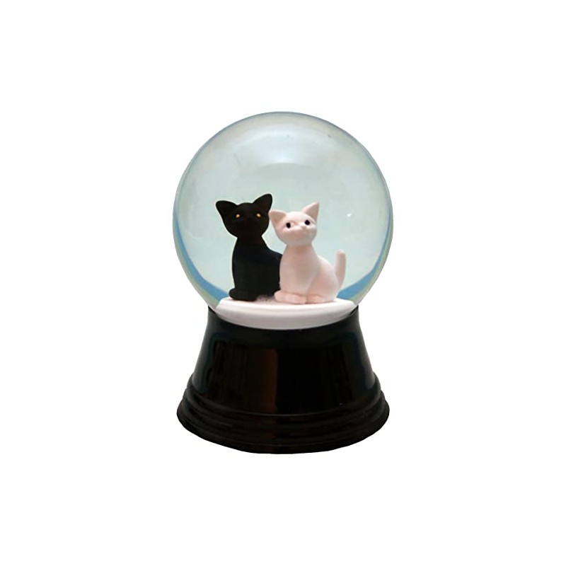 Perzy Snowglobe, Small Two Cats - 2.5" H x 1.5"