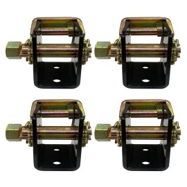 Tie 4 Safe 4 Pack Left 2" Tow Dolly Lashing Winch Truck Rack Ratchet Tie Down Strap Binder