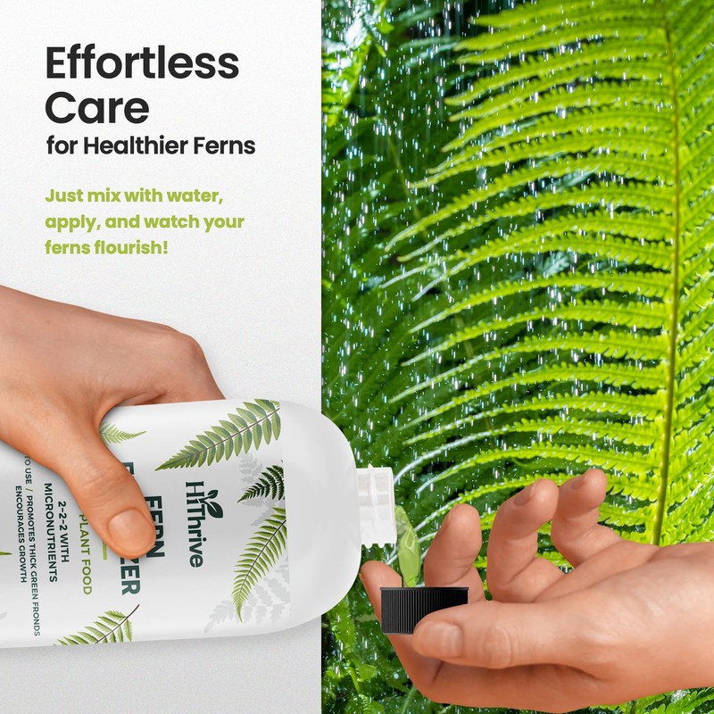 Fern Fertilizer for Greener Growth and Dense, Resilient Fronds, 16oz