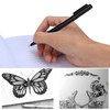 12pcs Micron Liner Fine Tip Marker Pen Black Ink Waterproof