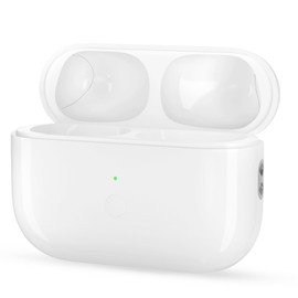 Replacement Charging Case for Air Pods Pro 1st 2nd, Wireless Charging Case for AirPod Pro 2 with Bluetooth Sync Button with Hanging Hole, No Earphones