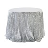 Anevous Glitter Sequin Tablecloth, Round Glitter Tablecloth, Protects and Decorative