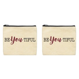 Travel Makeup Bag Beautiful You Makeup Brushes Trendy Makeup Bag 2-Pack Makeup Bags