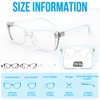 WEMOOTANTS Bifocal Reading Glasses Women's Large Clear Bifocals Readers Glass