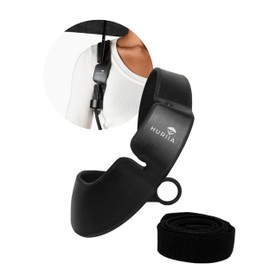 Huriia Hands-Free Umbrella Holder, Wearable Portable Strap, Fits Any 8-10mm Small Parasol for Backpack Use, Essential Traveling Accessories for Daily Use (umbrella not included)