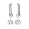 Qiilu Shock Absorber Height Extension Extender 2pcs Motorcycle Shock Absorber