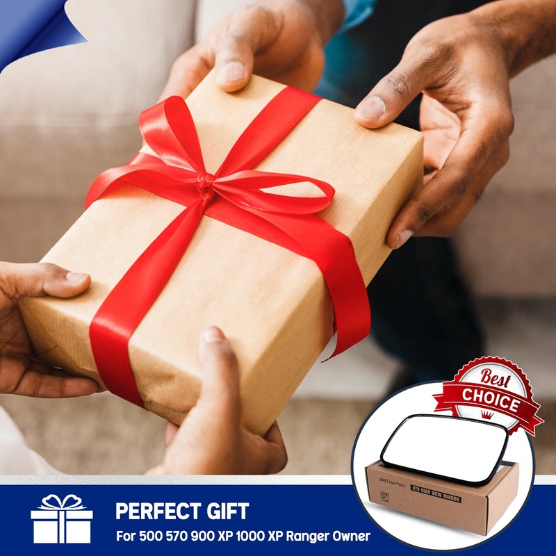 Ranger Rear View Mirror, UNIGT Center Convex Rearview Mirrors Compatible