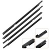 Ricmjend 4Pcs Weatherstrip Window Moulding Trim Seal Belt Compatible with