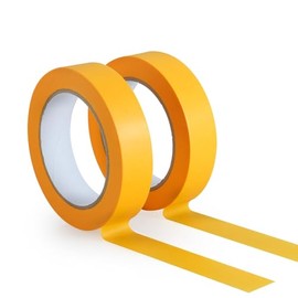 TYI Orange Masking Tape - 1 Inch x 55 Yards - Premium Painter's Tape for Clean Lines, Easy Removal, High Visibility, and Multi-Surface Use - Ideal for Painting, Crafting, and Automotive Detailing