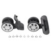 Ricardo Luggage Wheels, 1Pair Outdoor Mute Double Row Replacement Kit