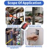 Jienk 300V DC10A 2 in 8 Out Power Distribution Module,