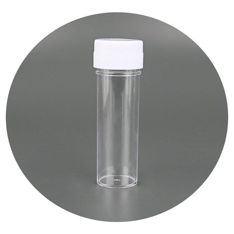 FSSTUD 12pcs 25ml Small Plastic Test Tubes Clear Beads Storage