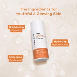 La Sérénitéskin Glow Enhancer Face Serum | Vitamin C Face Serum with, Hyaluronic Acid & Ferulic Acid | Glow Serum For Face | Unisex Face Serum for All Skin Types - 1 fl oz