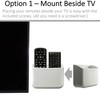 TotalMount Universal Remote Control Holder – Attaches to Wall or