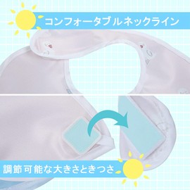 Little Dimsum Apron, Meal Baby Apron, Waterproof Apron, 3D Pockets, Lightweight, Quick Drying, For Kids, With Pockets, For Nursery School, Kindergarten Age 1-3 Years Old