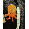 Orange Octopus Cowrie Shell