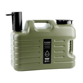 5 Gallon Water Jug with Foldable Auto Pump, BPA-Free Leak-Proof Camping Water Container Spigot, Type-C Rechargeable, Portable Water Dispenser Tank for Hiking, Outdoors & Emergency Water Storage