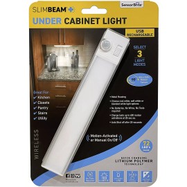 Sensor Brite Slim Beam Plus  Motion Activated Under Cabinet Light - Rechargeable