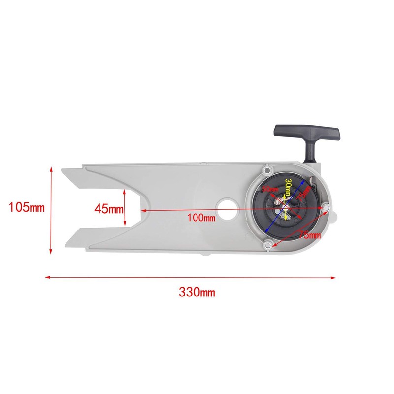 TOPWAY Recoil Assembly Pull Starter Kit Fits Cut Off Saw