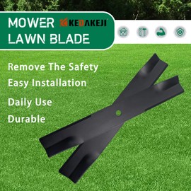 KEDAKEJI Lawn Mower Blades 52 Inch Deck Compatible with Hustler Super Mini Z, Super S, X-ONE, X-ONEi, Mini Z, Sport, Super Z, Hustler Z Mulching Blade Replacement for 603995 783753 30227-52X
