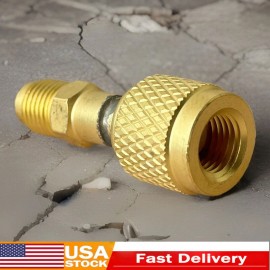 ConstantAir HVAC R32 Reverse Thread 1/4” Female, 1/4” Male Adapter For A2L R454B/R32 Tanks